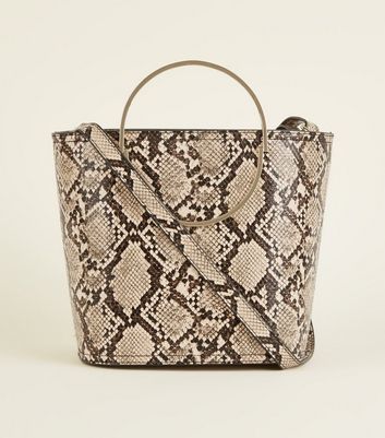 new look snake bag