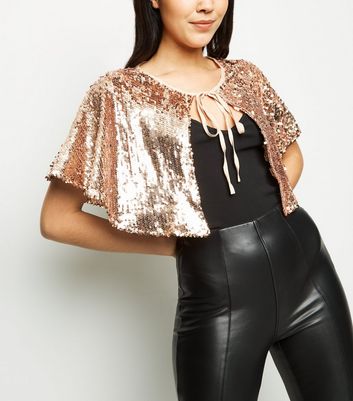 Gold 2024 sequin cape