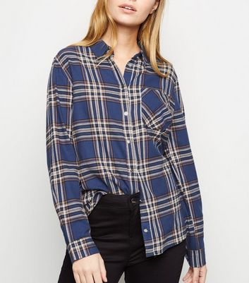 checked shirt womens new look