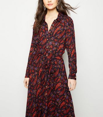 new look paisley dress