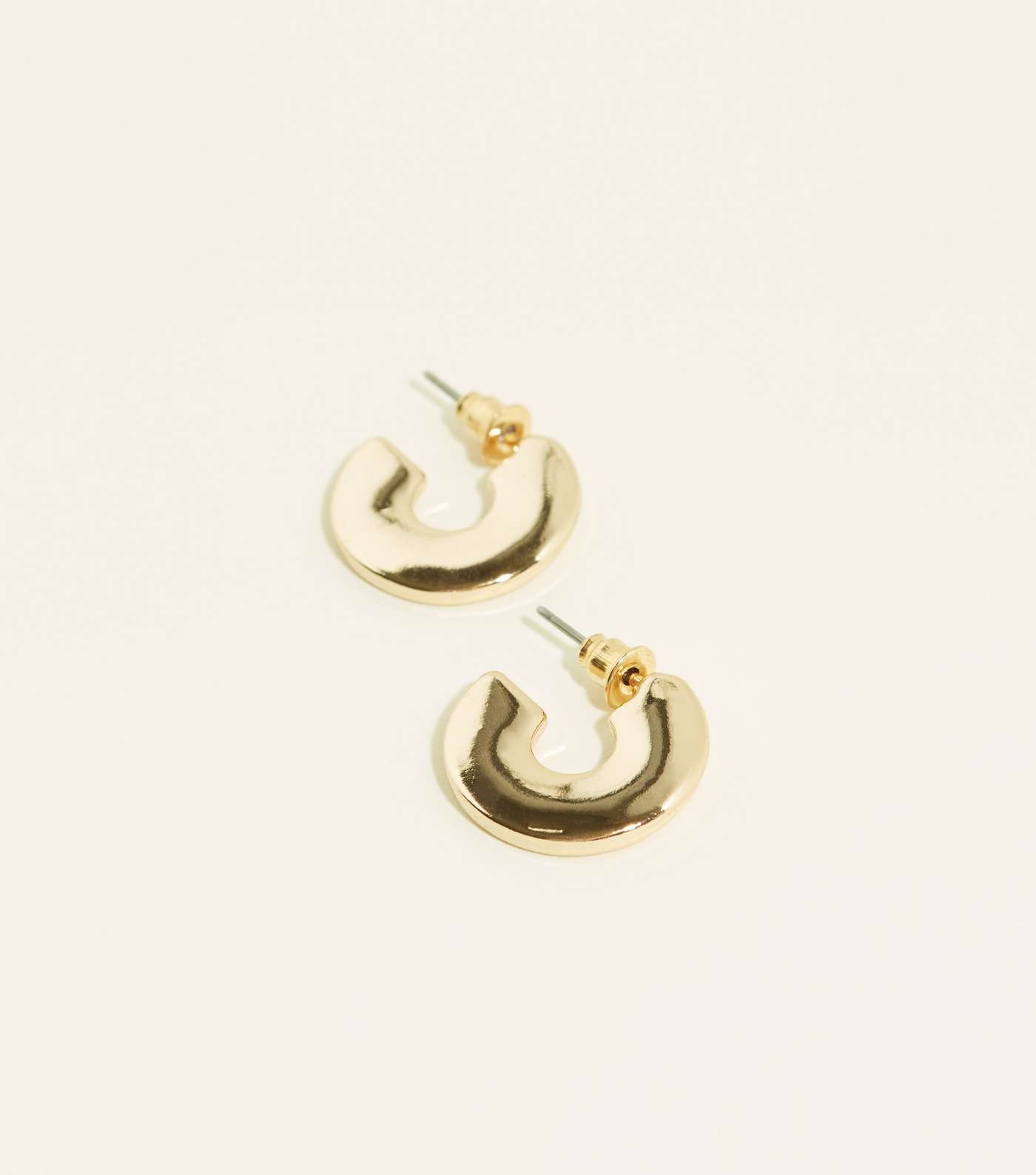 WANTED 3 Pack Gold Huggie Hoop Earrings  Image 3