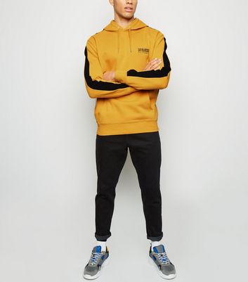 yellow hoodie new look