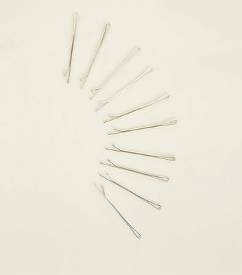 silver hair grips