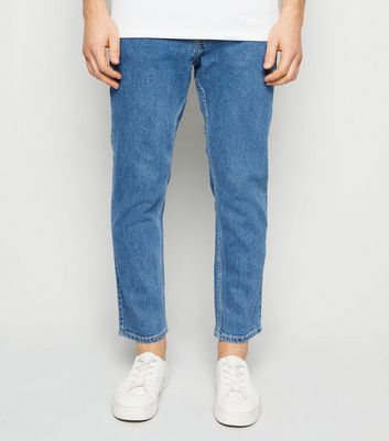 cropped denim jeans mens