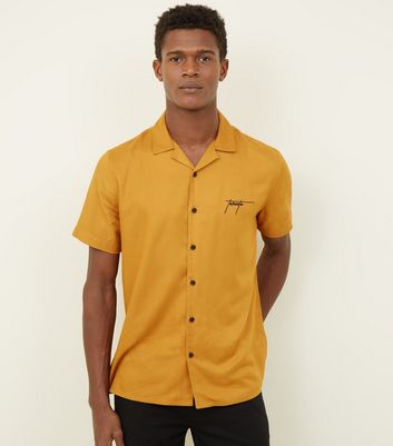 yellow shirt mens outfit