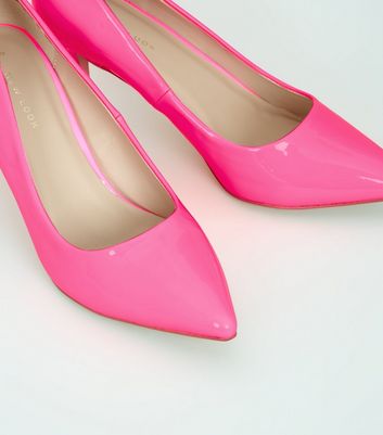 new look pink shoes