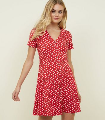 button front summer dress