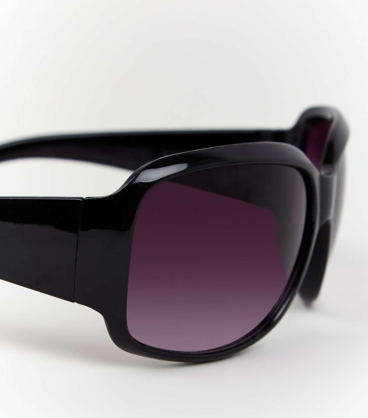 Black Rectangle Sunglasses  Image 4