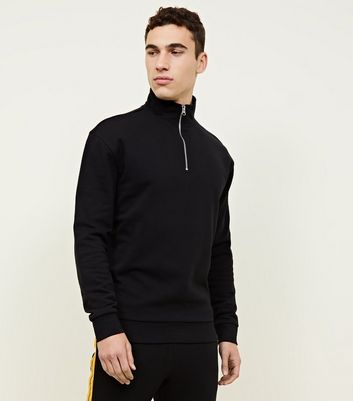 funnel neck zip up sweatshirt