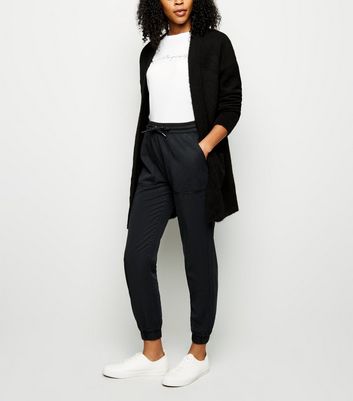 black denim joggers womens