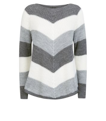 Simply Be Womens Chevron Stripe Top