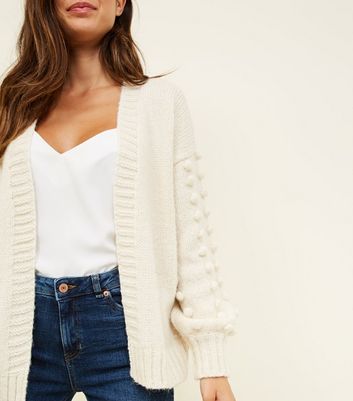 new look cream cardigan