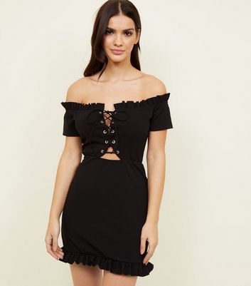 milkmaid dress black