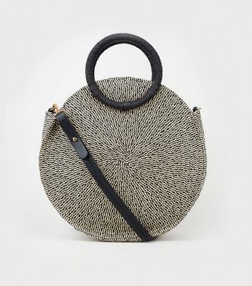 new look woven bag