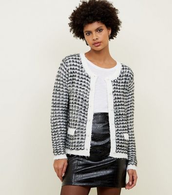 womens tweed cardigan