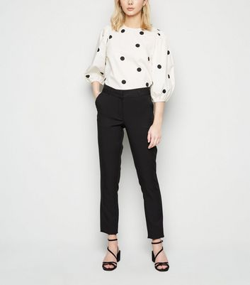 Black Tapered Stretch Long Trousers New Look shop for Black Tapered Stretch Long Trousers New Look at Shopo