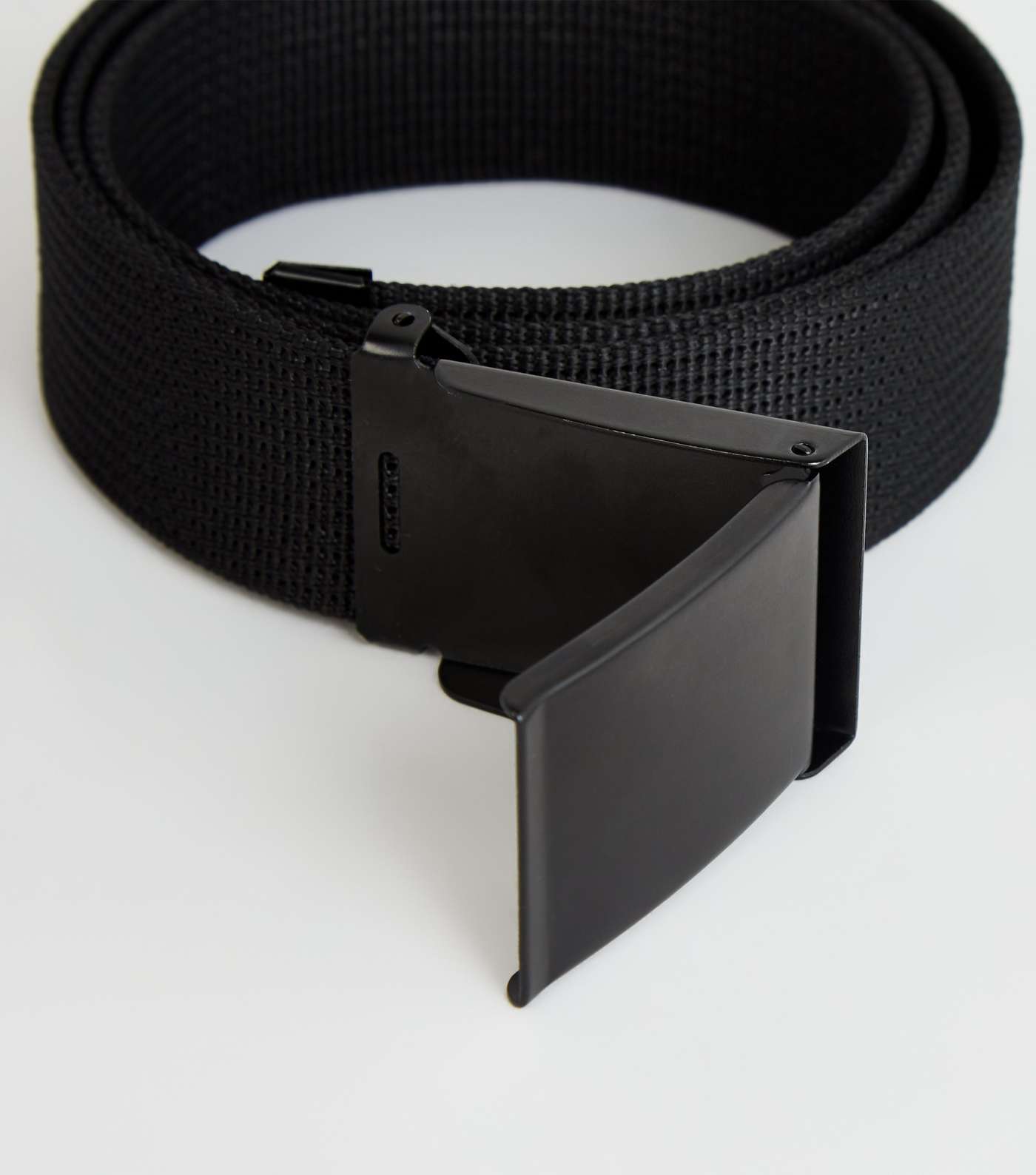 Black Webbing Belt  Image 3