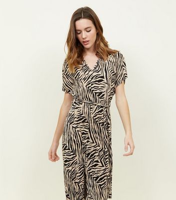 new look zebra jumpsuit