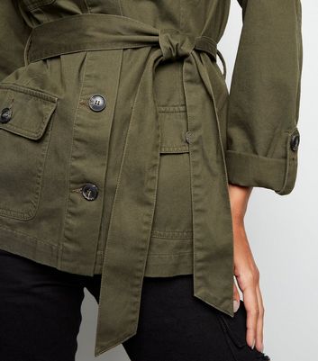 new look khaki utility jacket