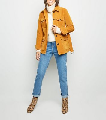 mustard yellow utility jacket