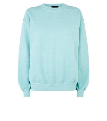 mint green sweatshirt