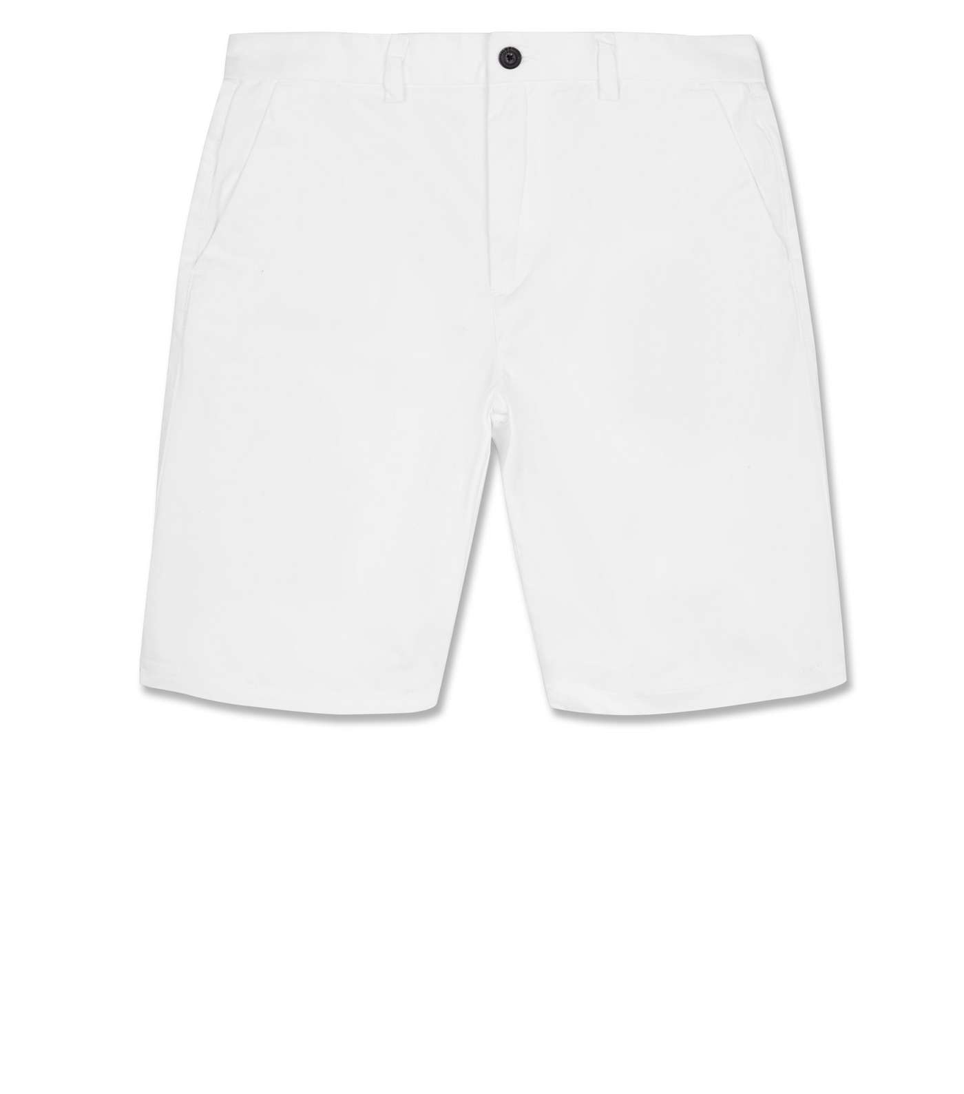 White Chino Shorts Image 4
