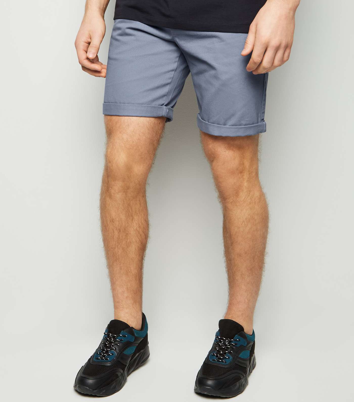 Blue Chino Shorts