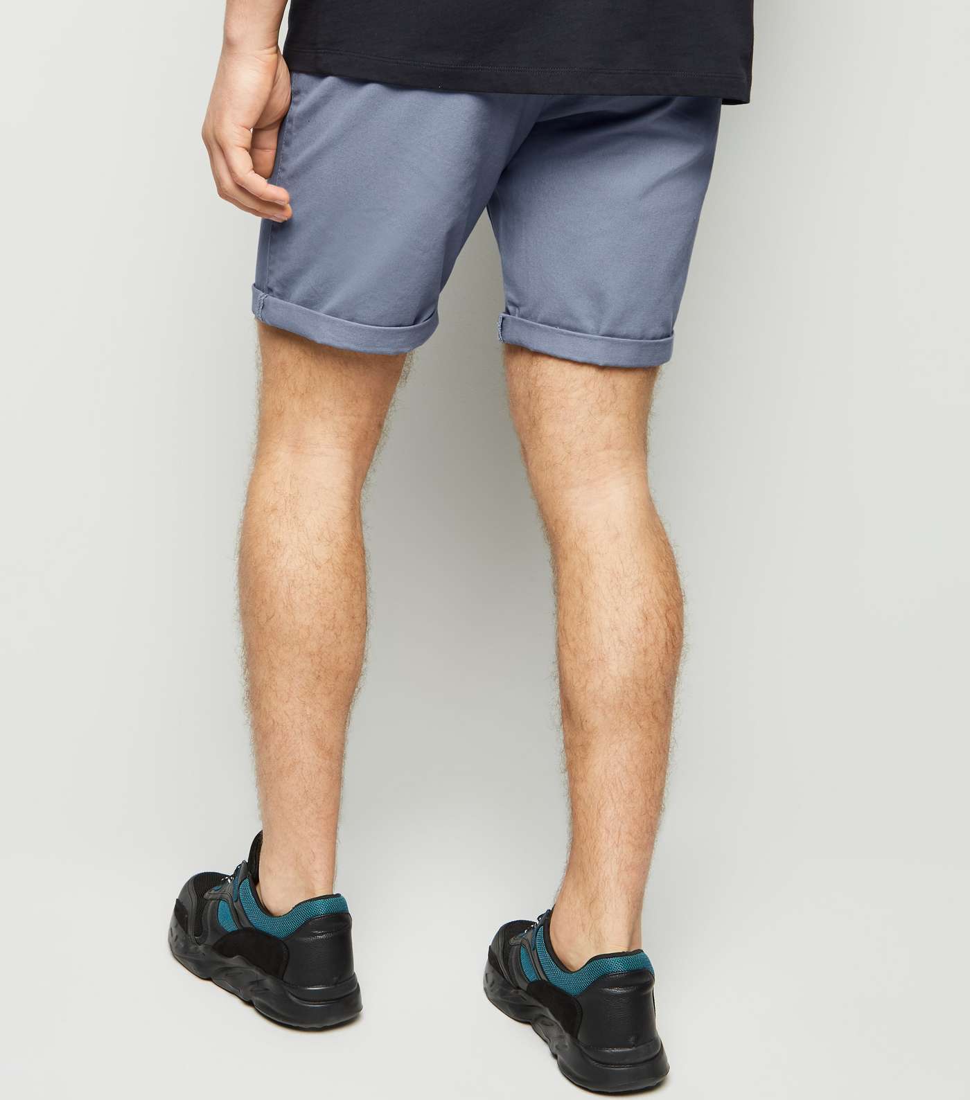 Blue Chino Shorts Image 3
