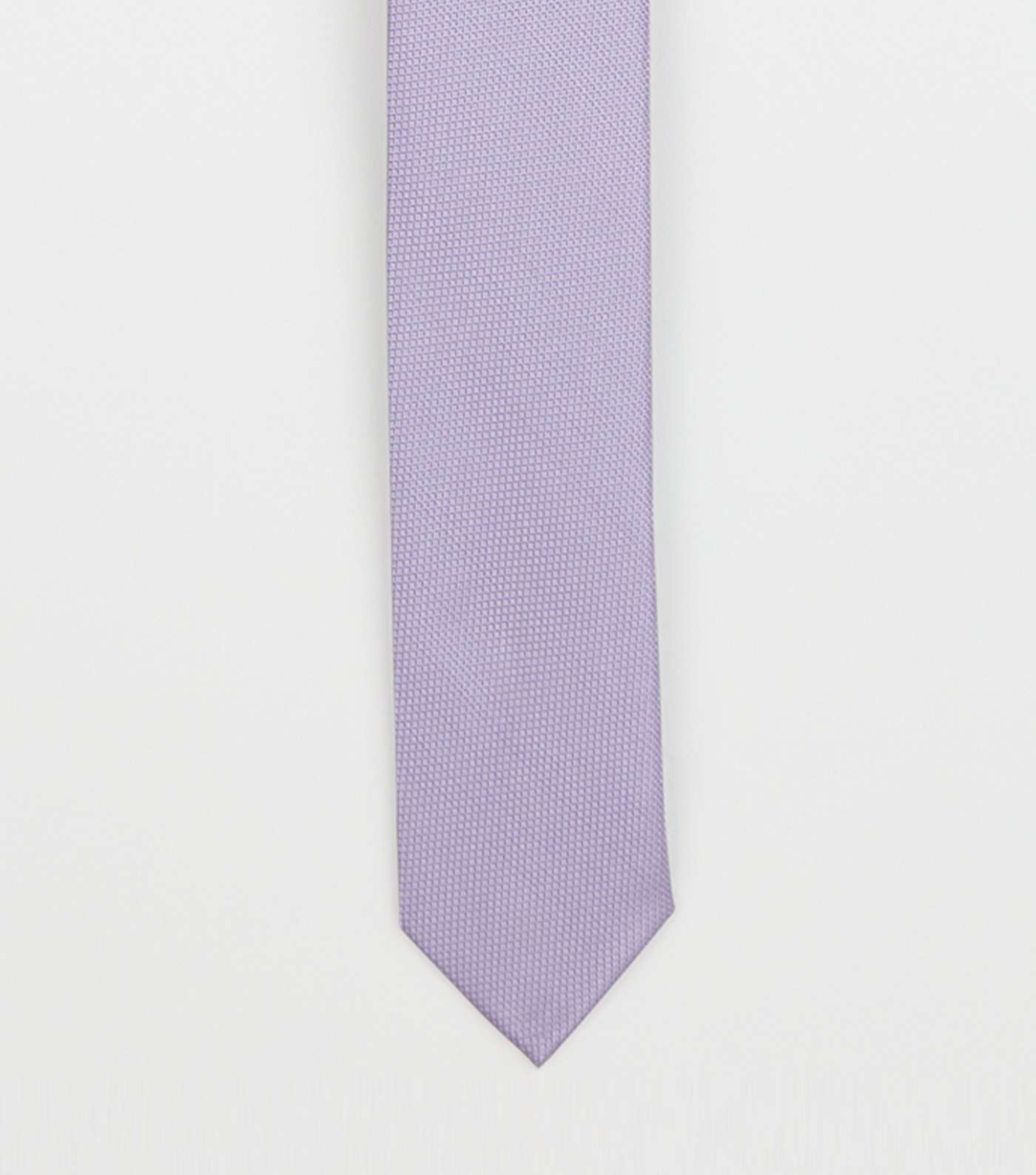 Lilac Recycled High Shine Skinny Tie
