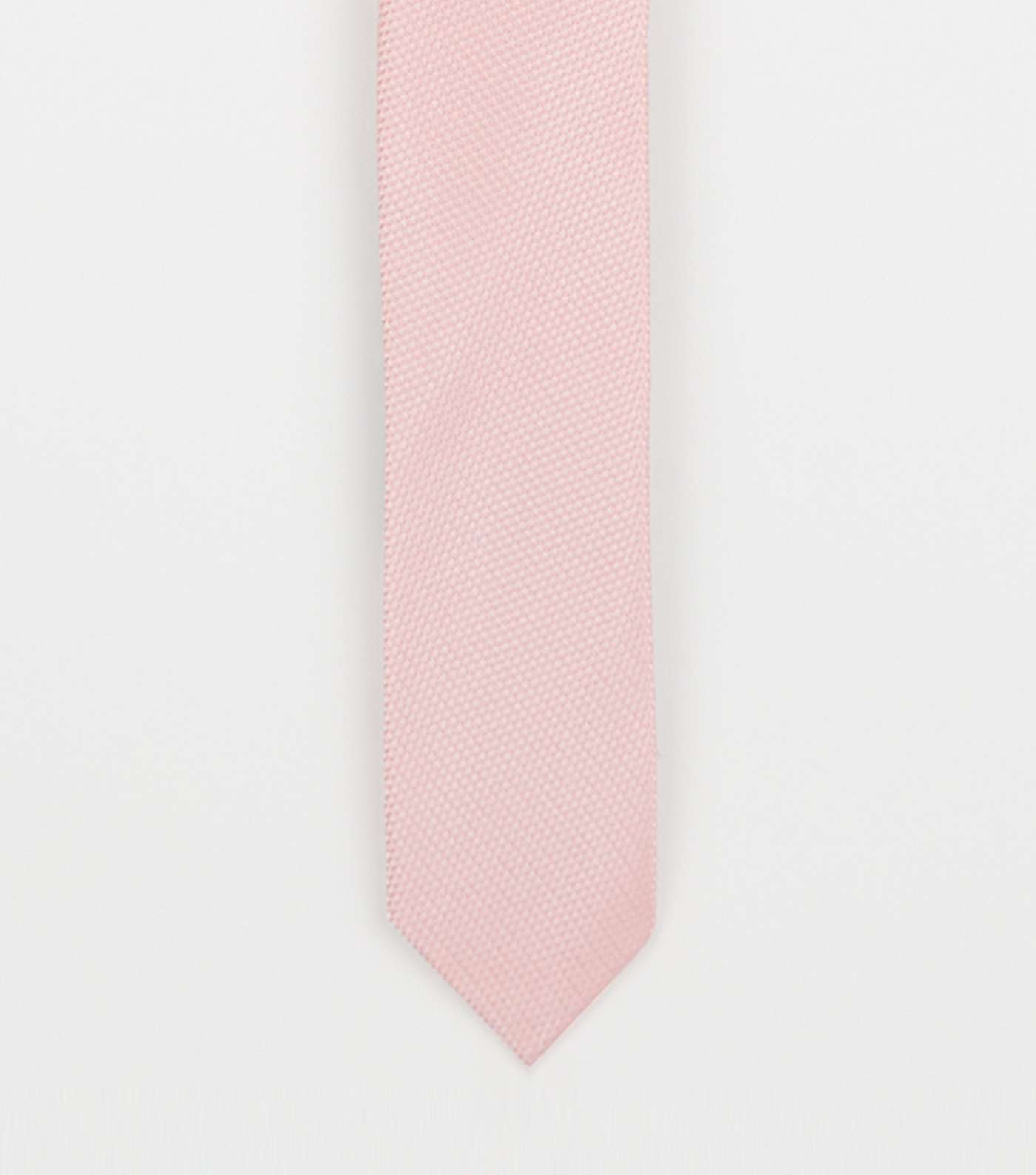 Mid Pink Recycled High Shine Skinny Tie