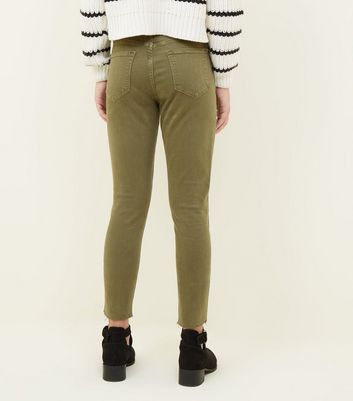girl khaki skinny jeans