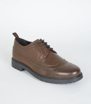 chunky sole brogues mens