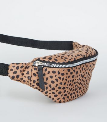 animal print bum bag