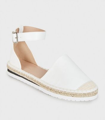 new look white espadrilles