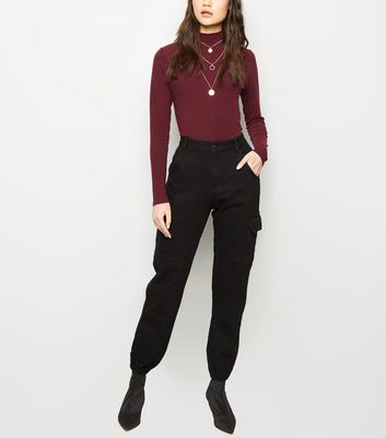 new look denim joggers