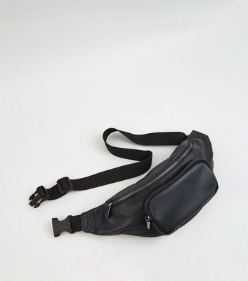leather look bum bag