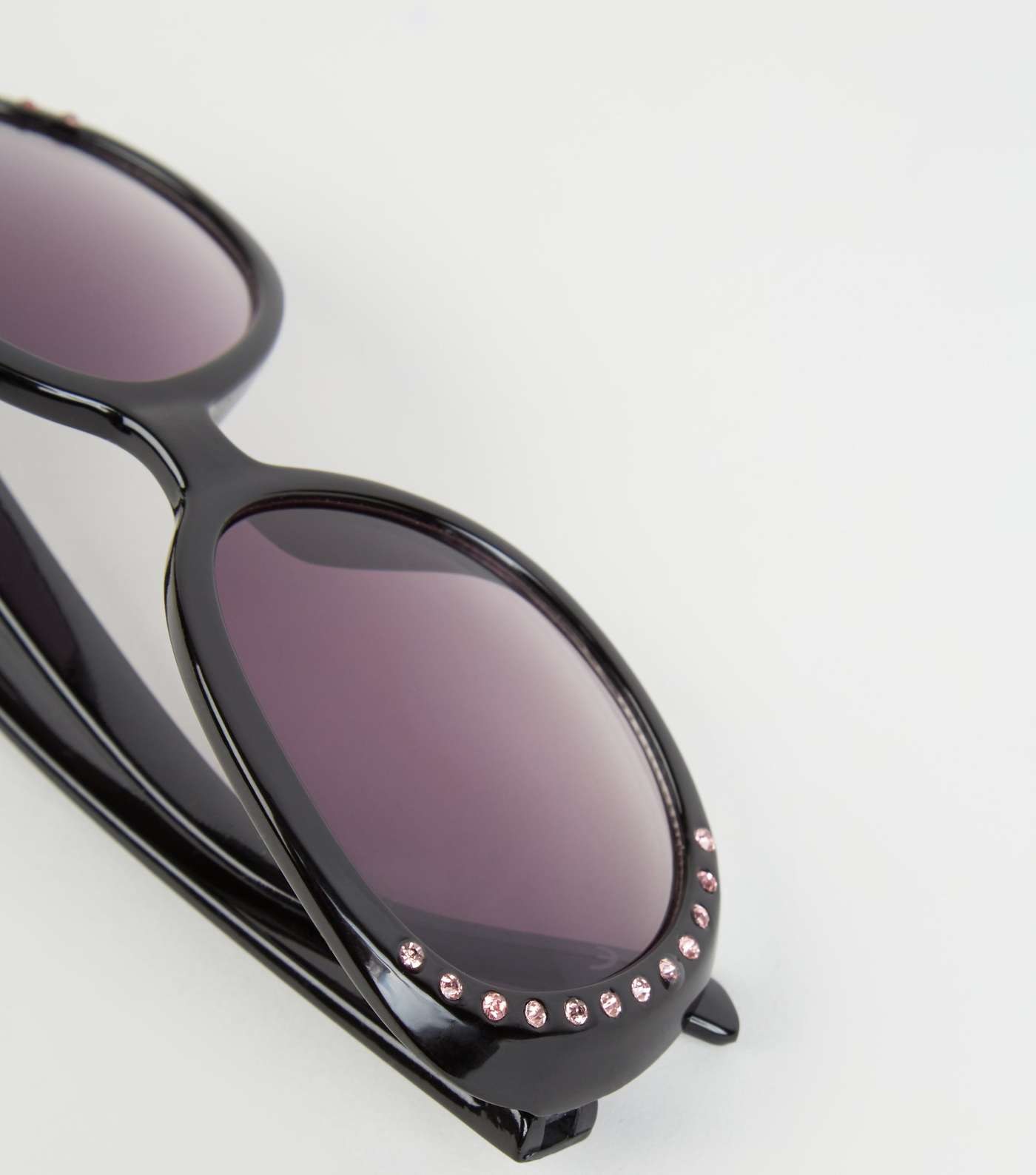 Girls Black Diamanté Trim Sunglasses  Image 4