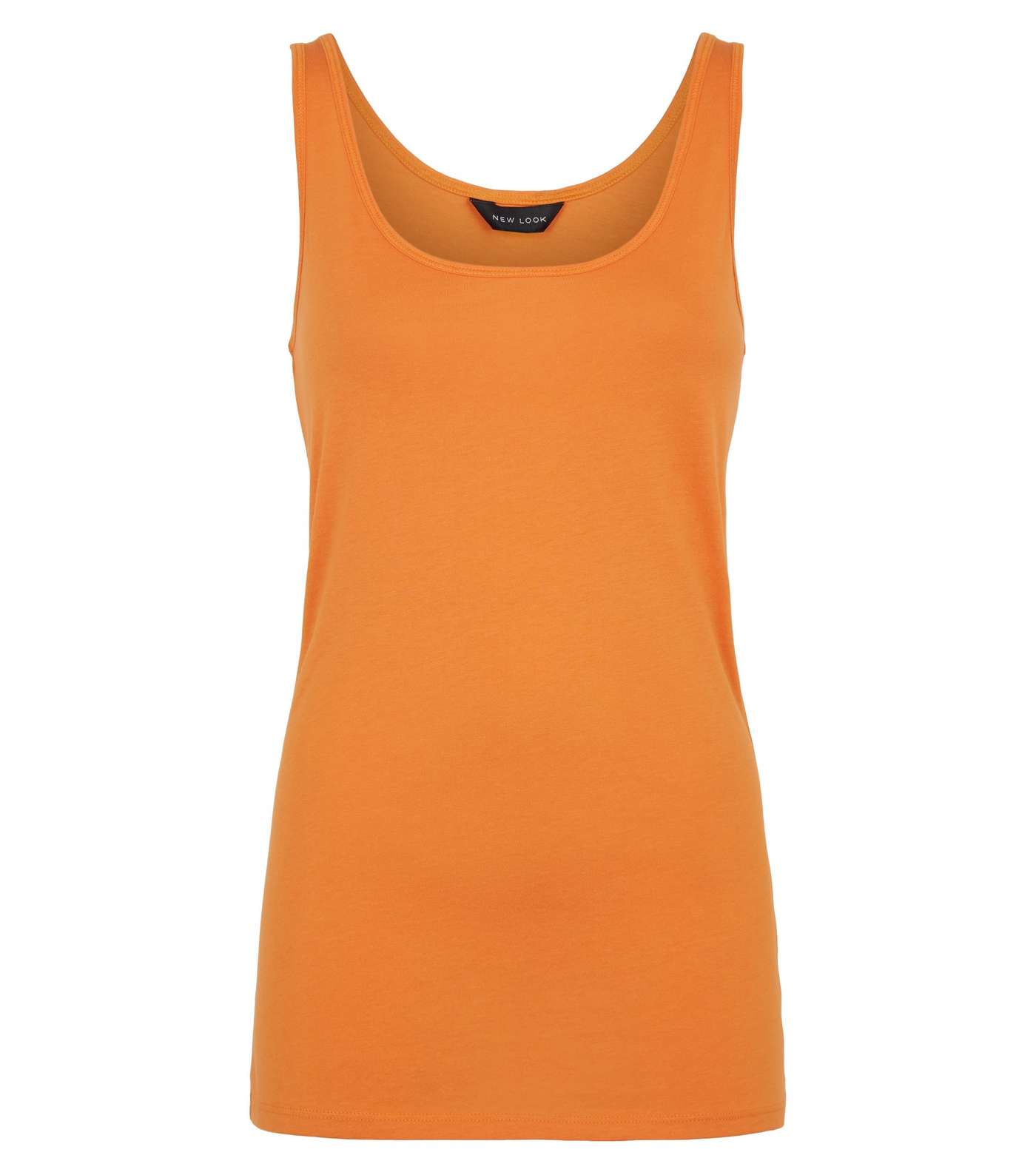 Bright Orange Scoop Vest  Image 4