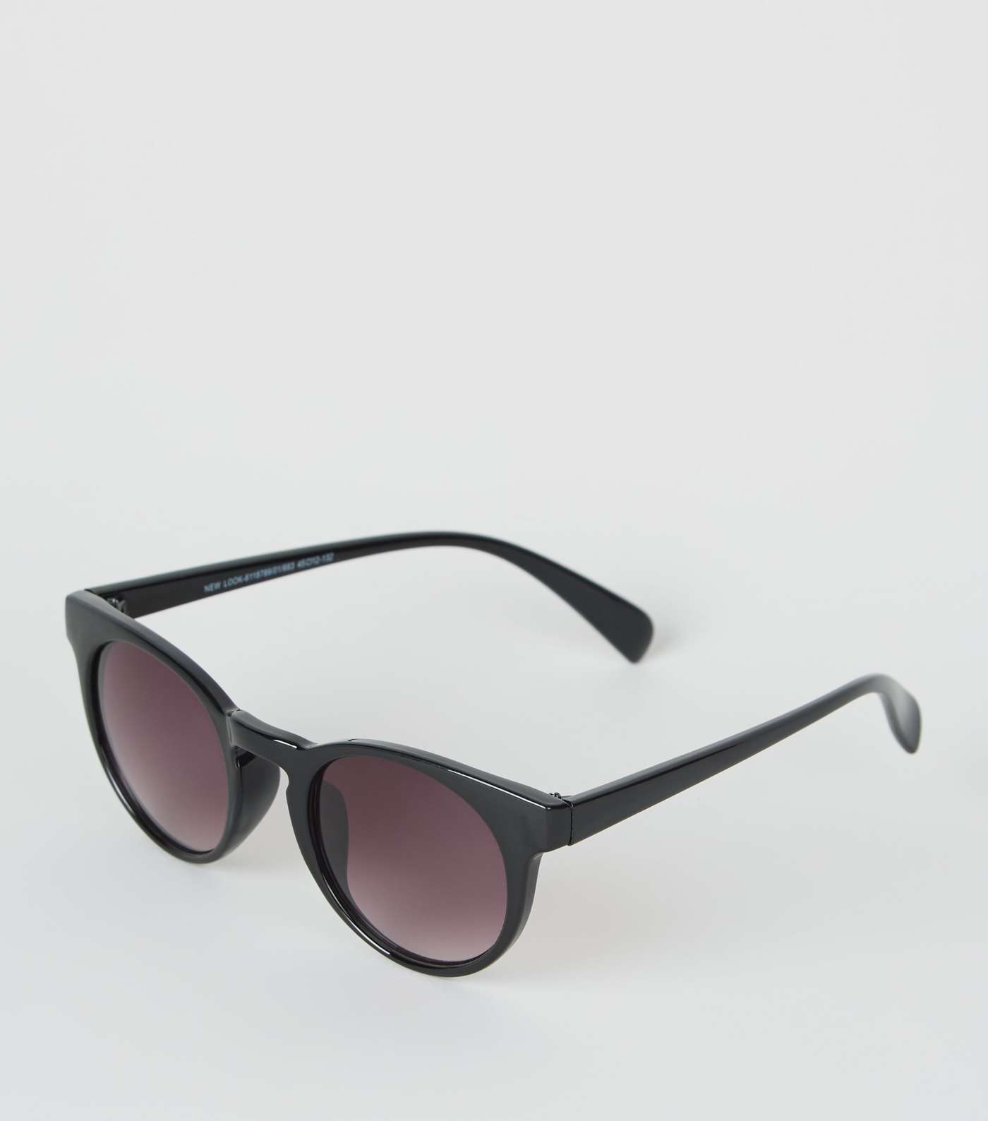 Girls Black Round Sunglasses 