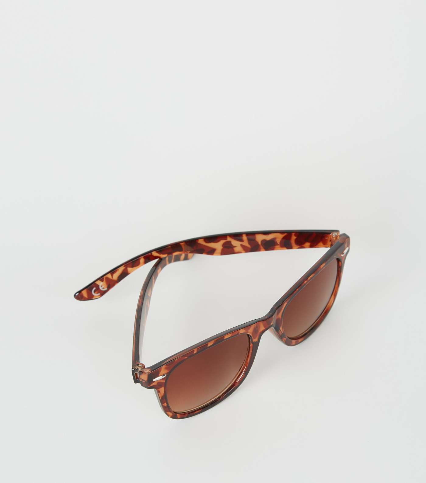 Girls Dark Brown Faux Tortoiseshell Sunglasses  Image 4