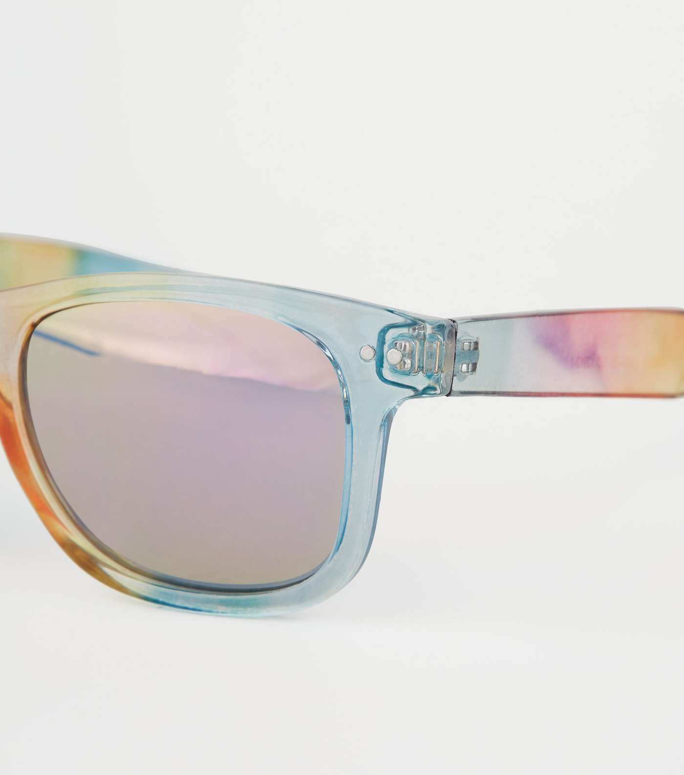 Girls Rainbow Square Frame Sunglasses Image 3