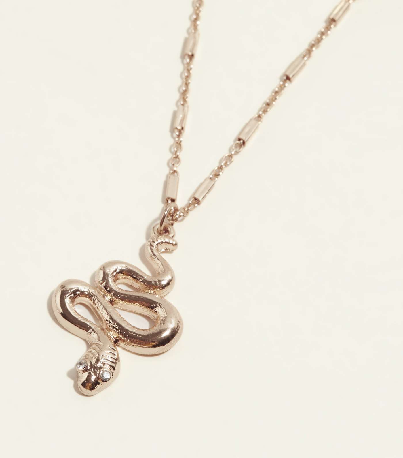 RE:BORN Gold Snake Pendant Necklace Image 3