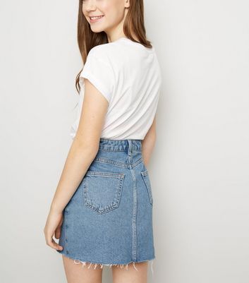 New look hot sale girls denim skirt