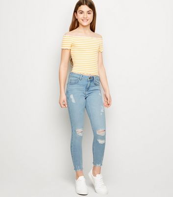 latest jeans top for girls