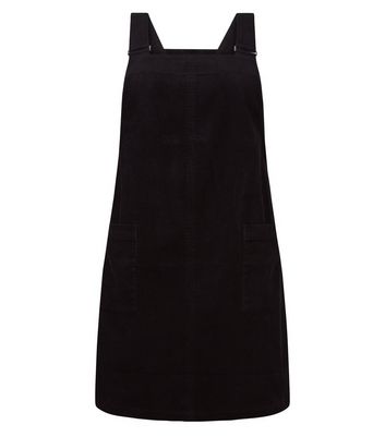 new look curve pinafore dress