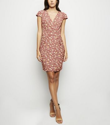 Blue Vanilla Mid Pink Floral Tulip Dress New Look shop for Blue Vanilla Mid Pink Floral Tulip Dress New Look at Shopo