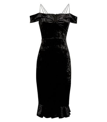 ax paris black velvet dress