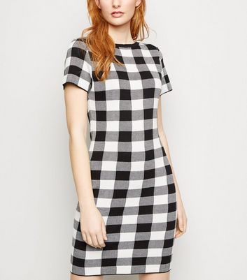 gingham bodycon dress