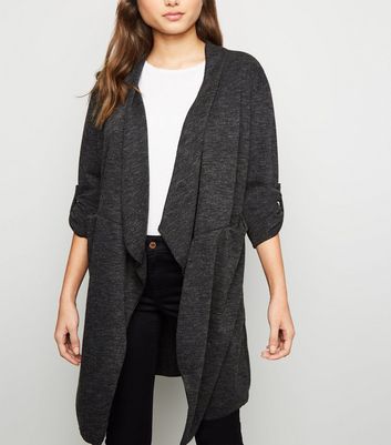 dark grey cardigan womens