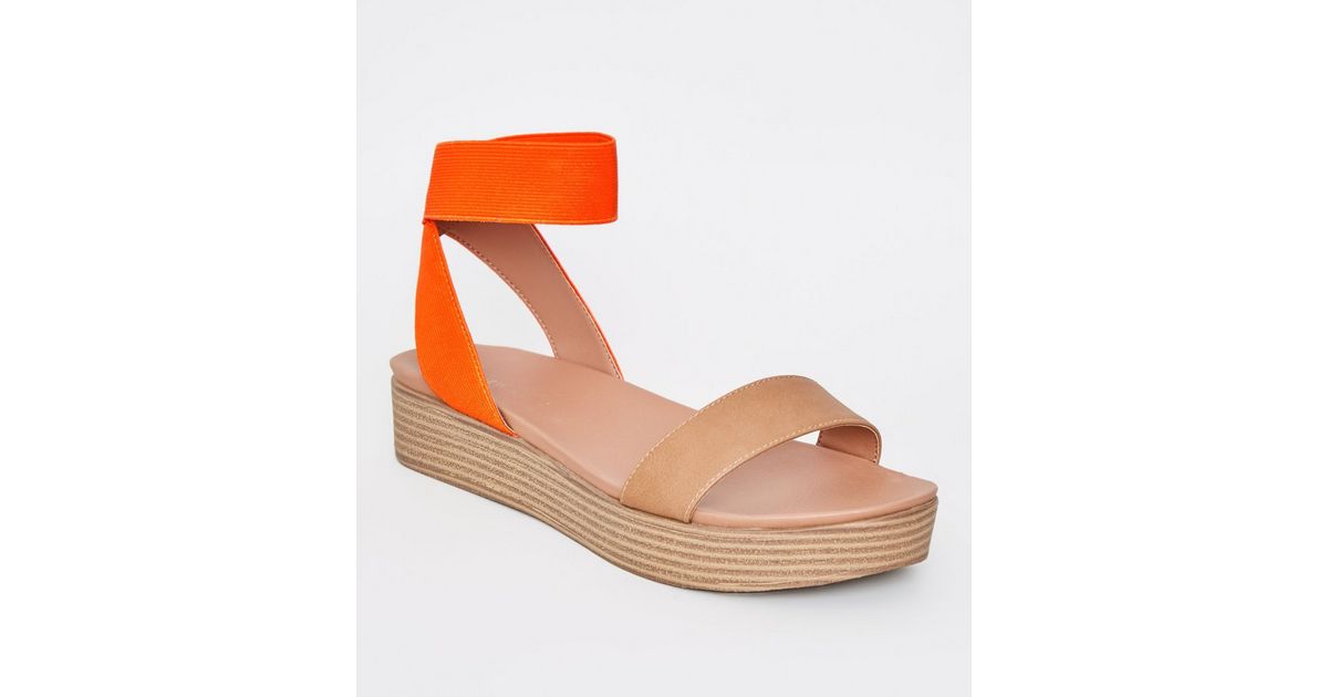 Tan Footbed Sandal main image 0